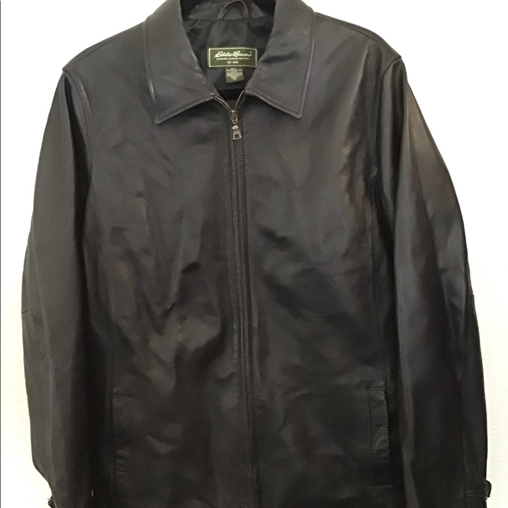 Eddie Bauer leather coat.